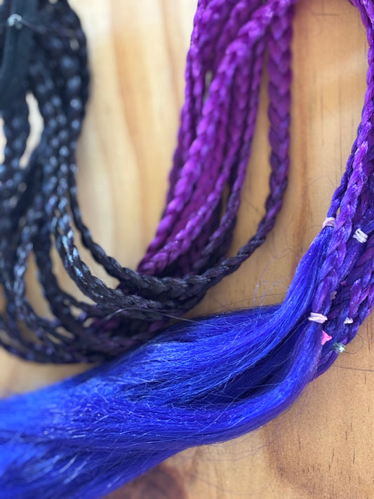Mermaid Braided Ponytails