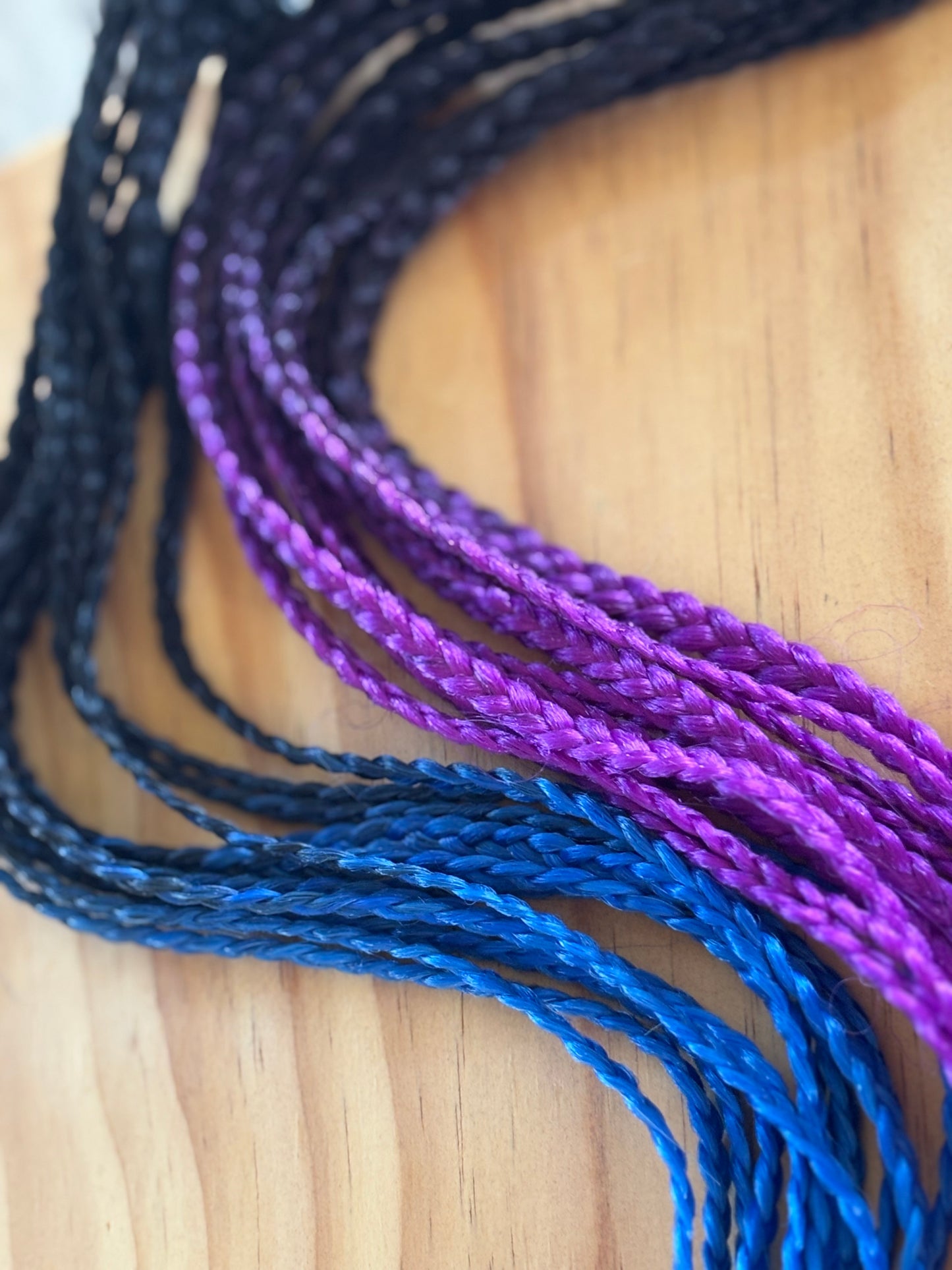 Mermaid Braided Ponytails