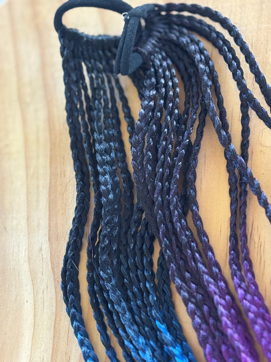 Mermaid Braided Ponytails